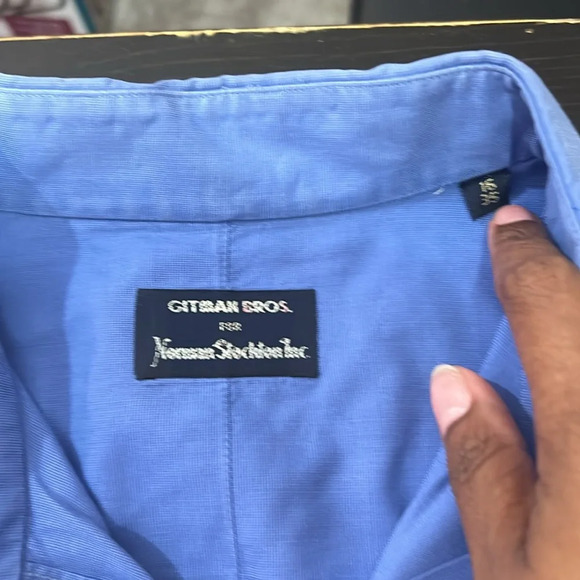 Gitman Bros. For Norman Stockton Inc. Shirt Size 16/35 - Picture 3 of 7